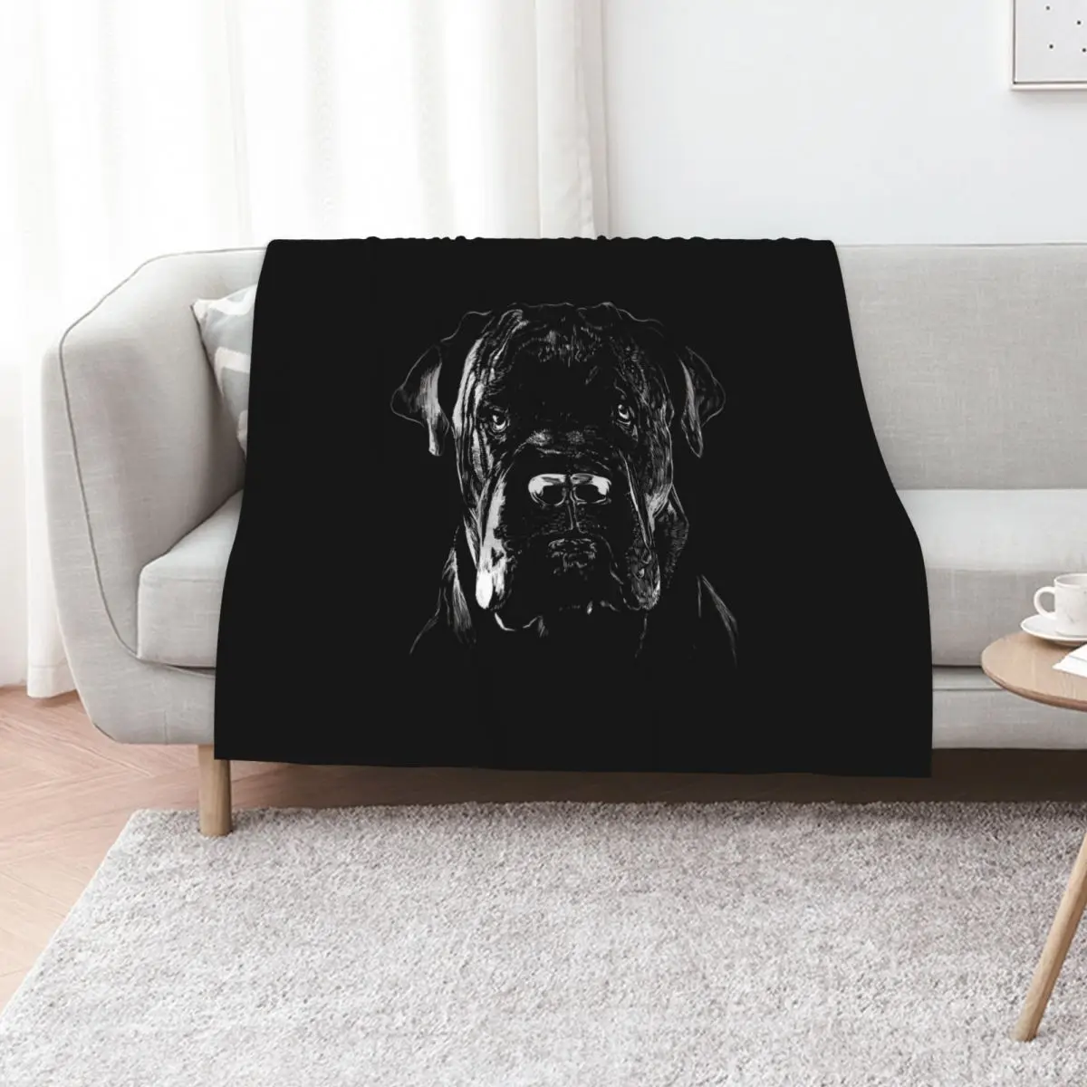 Cane Corso dog Throw Blanket Extra Large Throw Heavy Multi-Purpose Quilt Kid'S Soft Plush Plaid Blankets