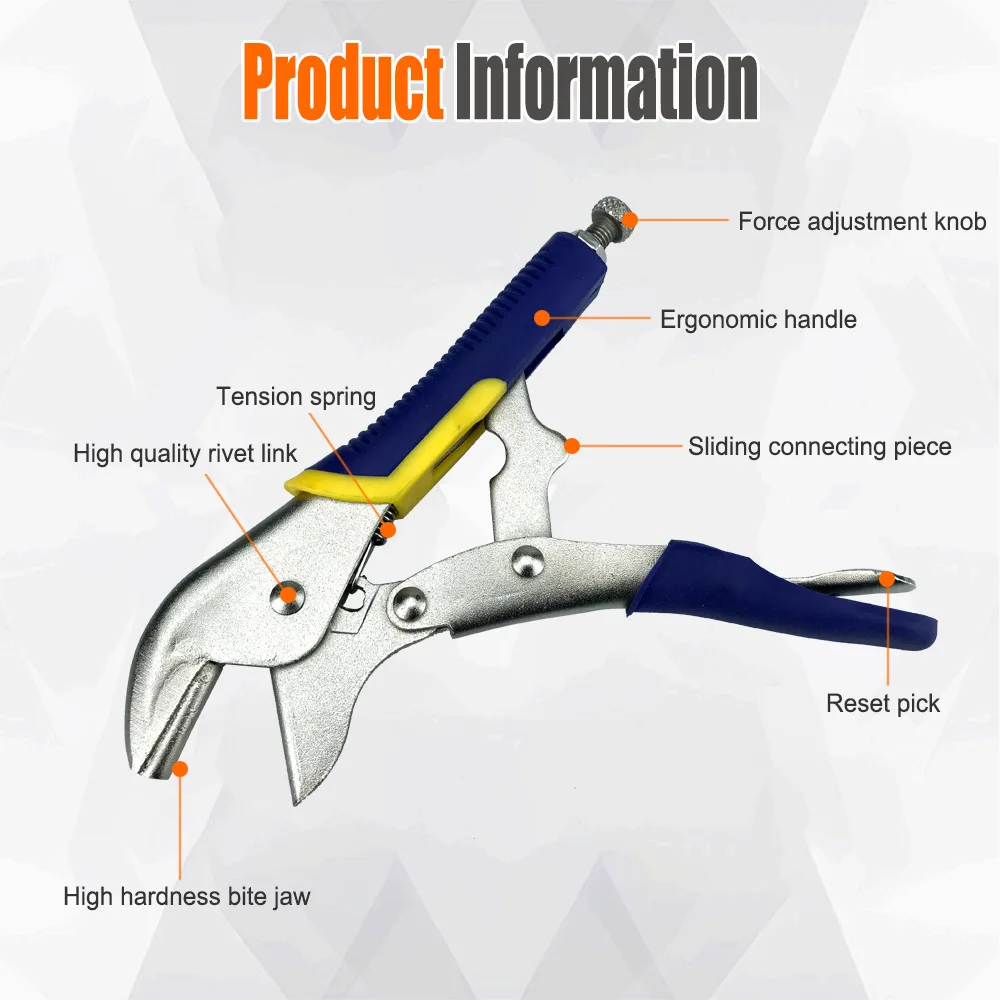 Premium B-type sealing pliers CT-201B copper tube clamp flat and leak proof, fluorine tight clamping pliers