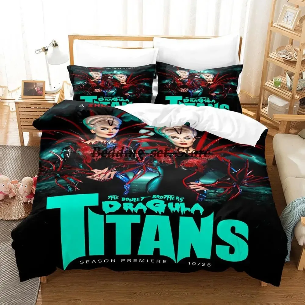 Boulet brothers dragula titans Bedding Set Single Twin Full Queen King Size Bed Set Aldult Kid Bedroom Duvetcover Sets Bed Sheet