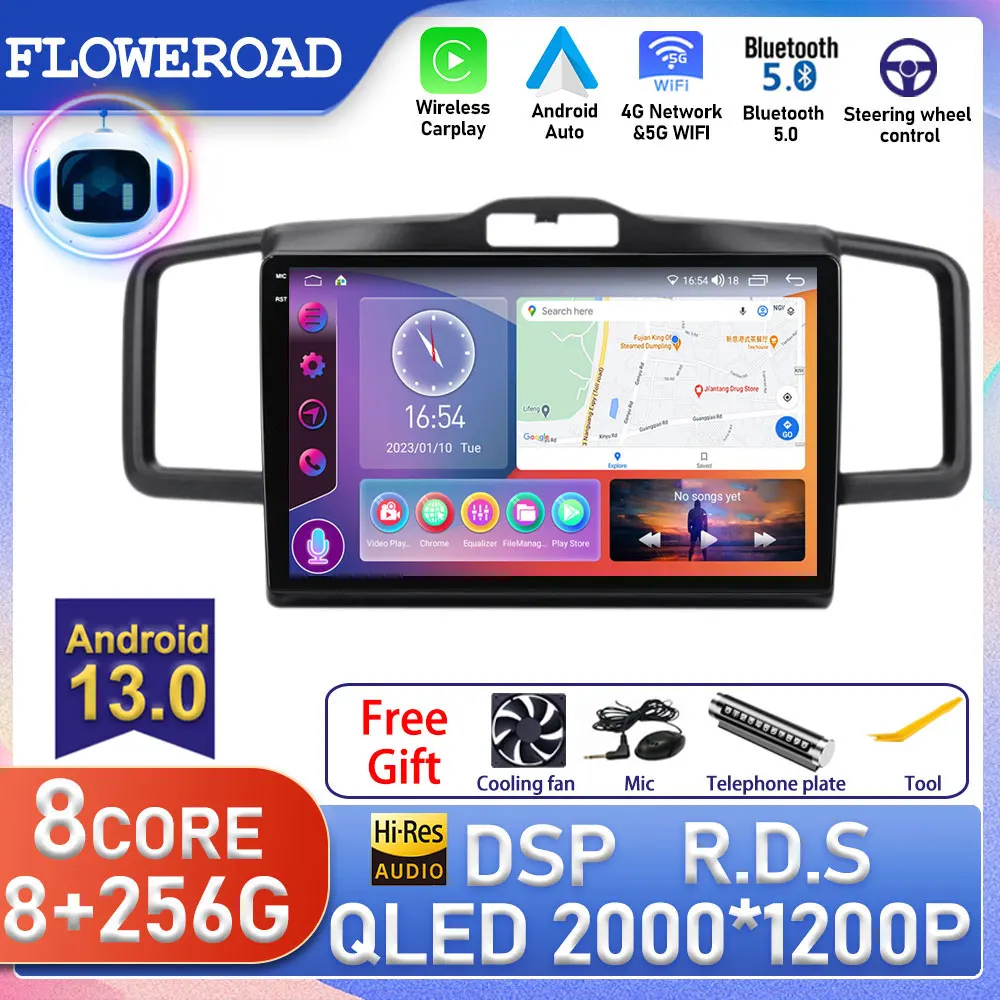 

Android For Honda Freed Spike 2008 - 2016 Car Radio Multimedia Video Player Auto GPS Track Carplay AI Voice 2 din 2din DVD TV