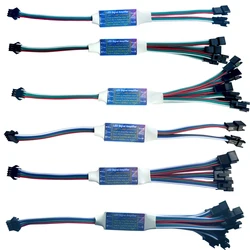 New 5-24V 3Pin 4PinLED TTL Signal Amplifier Repeater Controller 2 in 1 for WS2812B WS2811 WS2813 WS2815 SK6812 RGBIC Addressable