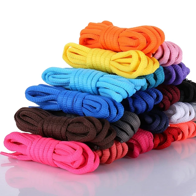 1 para klasycznych okrągłych sznurowadeł rekreacyjnych sznurowadła do butów sportowych Outdoor mężczyźni i kobiety wysokiej jakości sznurowadła moda wielokolorowa