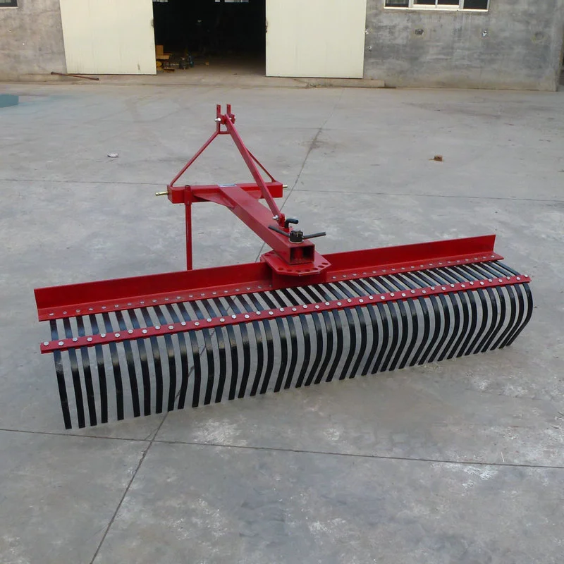 Farm Machine Landscape Rake Hay Rake Grass Raking Hay Collection Mini Hay Raker Tractor Traction 1200-2100mm Working Width