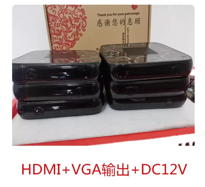 Mini Host Computer D2550 Dual Core Four Thread HDMI MSATA SATA DC12V
