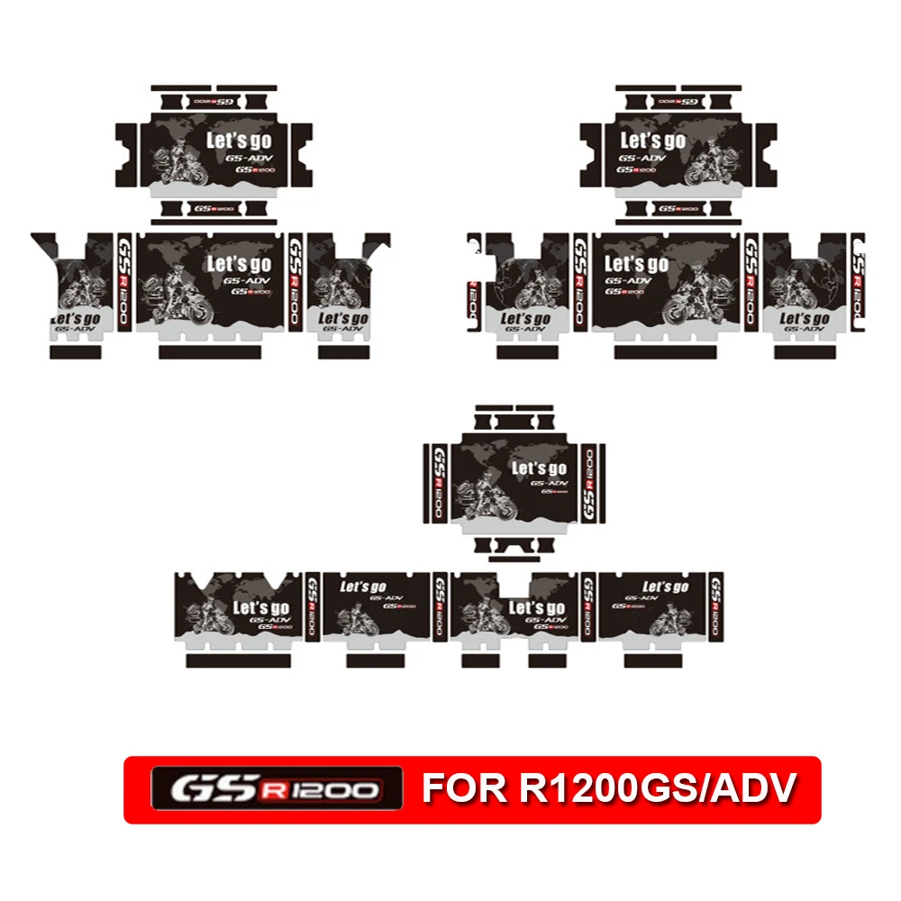 

Motorcycle PVC Aluminum Box Sticker Panniers Top Case Decals For BMW R1200GS Adventure R1250GS R1200 GS LC ADV GS1200 2014-2023