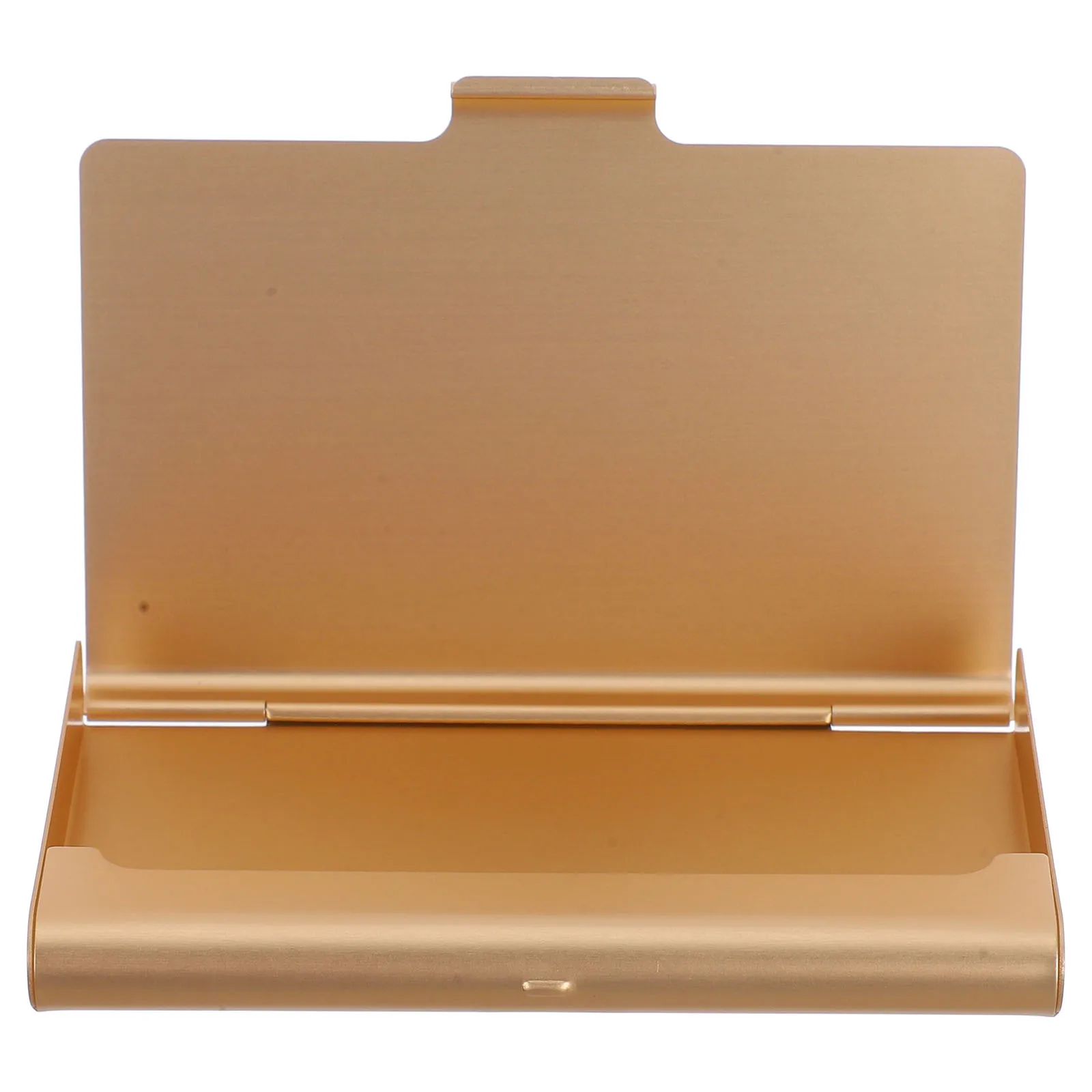 

Aluminum Alloy Business Card Holder Premium Metal Card Protector with Large Capacity for Cards Notes Compact Travel Office
