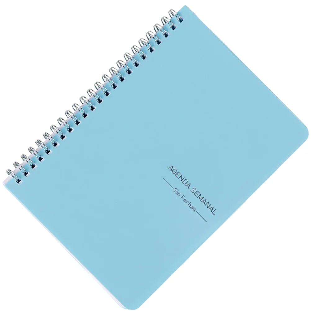 

Notebook Notepad for Office Students Coil Frosted Schedule Convenient A5 Pp Portable Lightweight