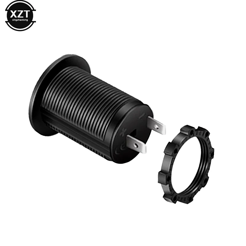 Auto Sigarettenaansteker Socket 12V-24V Waterdichte Stekker Stopcontact Adapter Voor Marine Boot Motorfiets Rv Atv