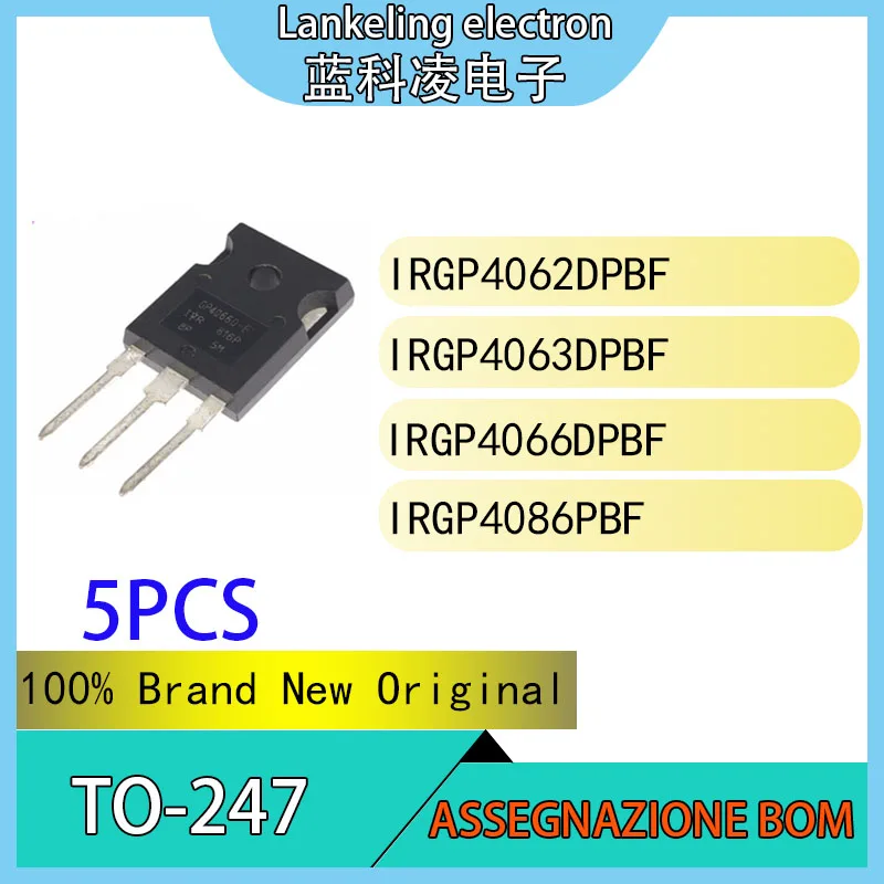 

IRGP4062DPBF IRGP4063DPBF IRGP4066DPBF IRGP4086PBF 100% Brand New Original Chip IC TO-247