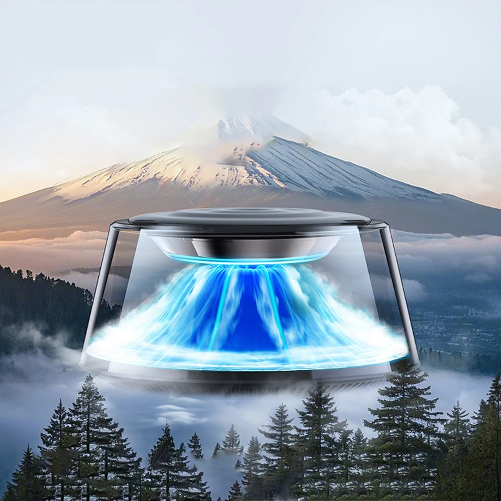 Mount Fuji Car Aroma Diffuser, Premium Auto Air Freshener, Automatic Spray Perfume, Long-lasting Fragrance for Vehicle Interior