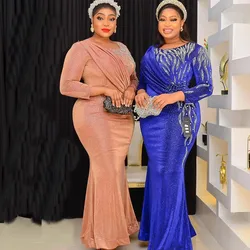 Luxury Evening Dresses for Women Plus Size African Wedding Party Long Dress Turkey Outfits Robe Dashiki Ankara Africa Clothing