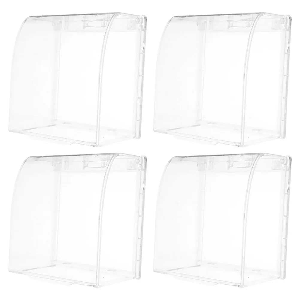 

4pcs Socket Waterproof Cover Outlet Protector Durable Plastic Bathroom Outdoor Wet Proof Outlet Cover Electrical Covers