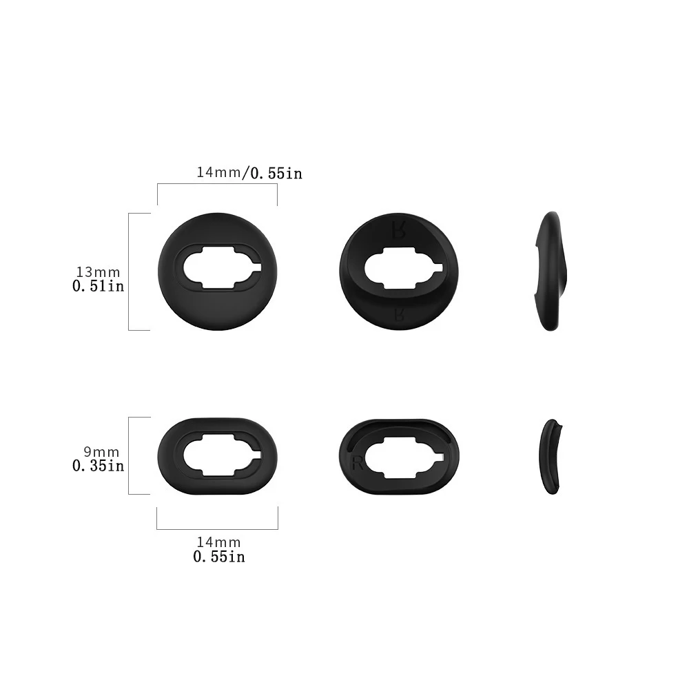 For Galaxy Buds Live Ear Tips Silicone Ear Wing Replacement Earplug for Samsung Galaxy Buds Live Accessories Anti-slip Sleeve