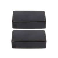 2 Pcs Guitar Pickup Cover Covers For Humbucker Guitar Nickel No-Hole Pickup Style High Quality Parts Practical