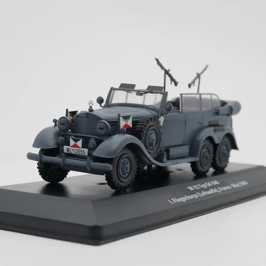 

Diecast Ixo 1:43 Scale BENZ W-31 Typ G4 World War II German Military Vehicle Alloy Car Model Collectible Toy Gift