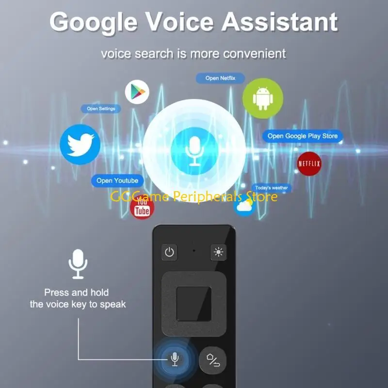 U55B 2.4GHz Wireless Air Fly Mouse Remote Rechargeable for Android Box, PC, Laptop