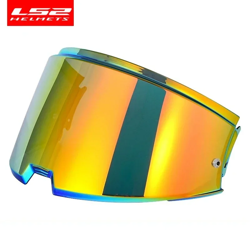 取り付けが簡単なオリジナル-ls2-ff906-オートバイヘルメットバイザーレンズ、高度なフリップアップフルフェイスヘルメット用、オリジナルの曇り止めステッカー