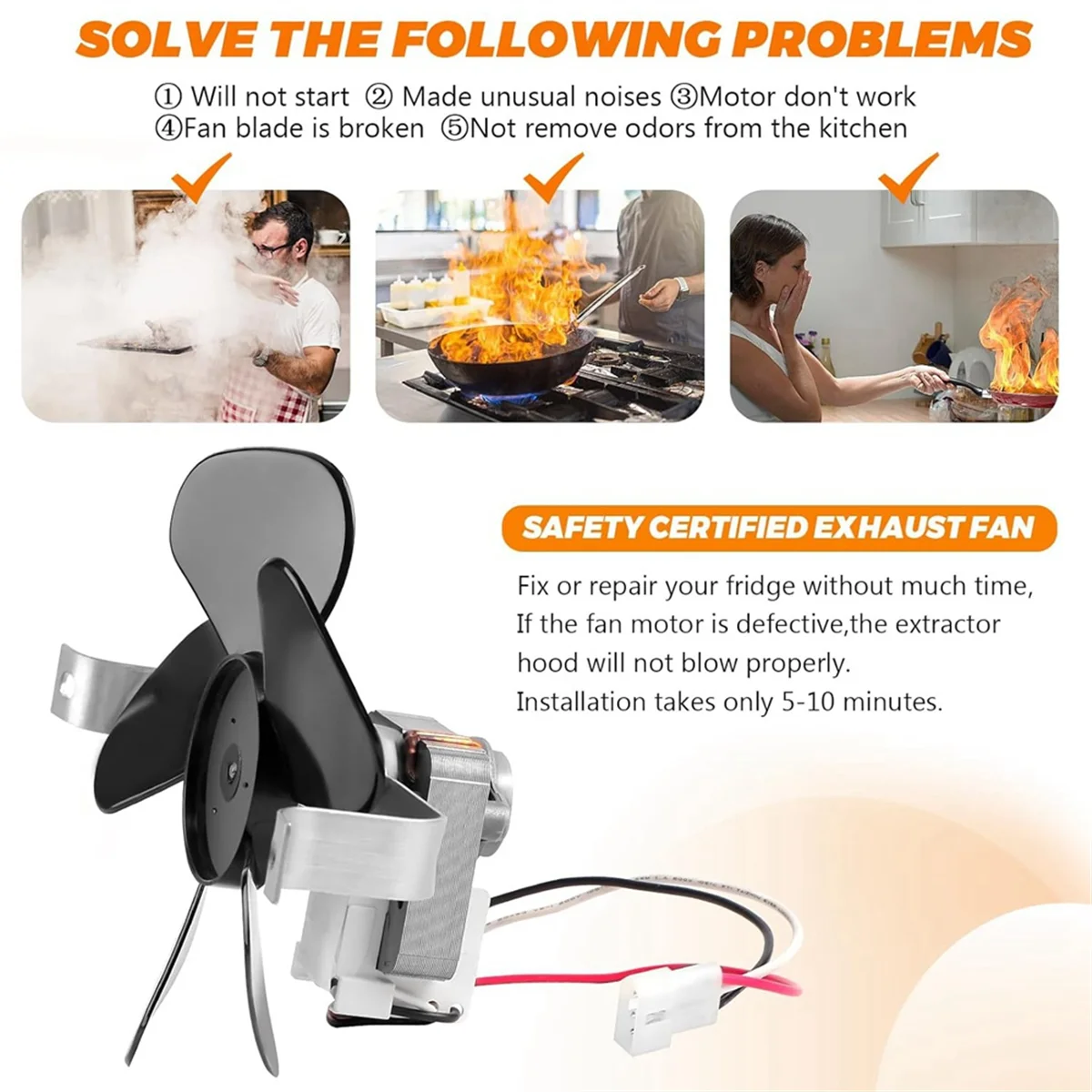 QA88X 97012248   S 97012248   レンジフードファンモーター Blutoget 製 Br.Oan Nutone 40000 &42000 シリーズ ストーブレンジフード用