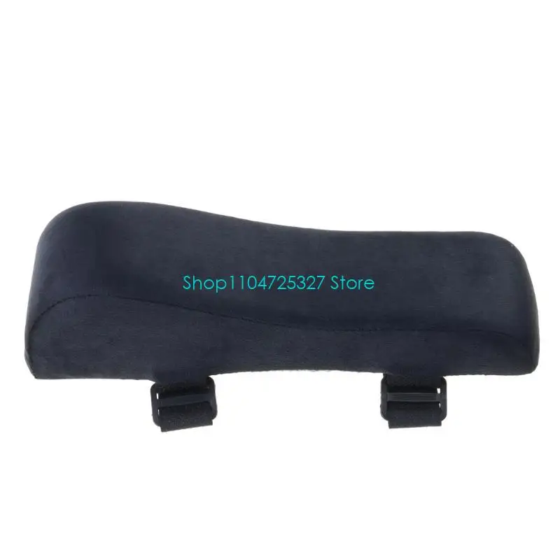 D8KF كرسي مكتب منصات الذراع وسادة السحابات قابل للتعديل وسادة رغوة الذاكرة قاعدة مقاومة للانزلاق لدعم المعصم الكوع الراحة #3