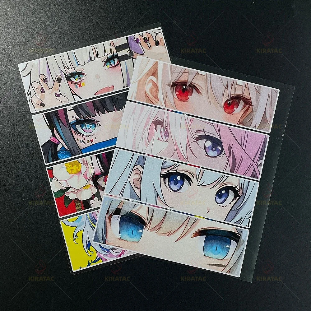 Anime JDM Motorcycle Stickers, Waterproof Durable Vinyl Decals for Tank Door Body Scooter Helmet Storage Box Car Decor
