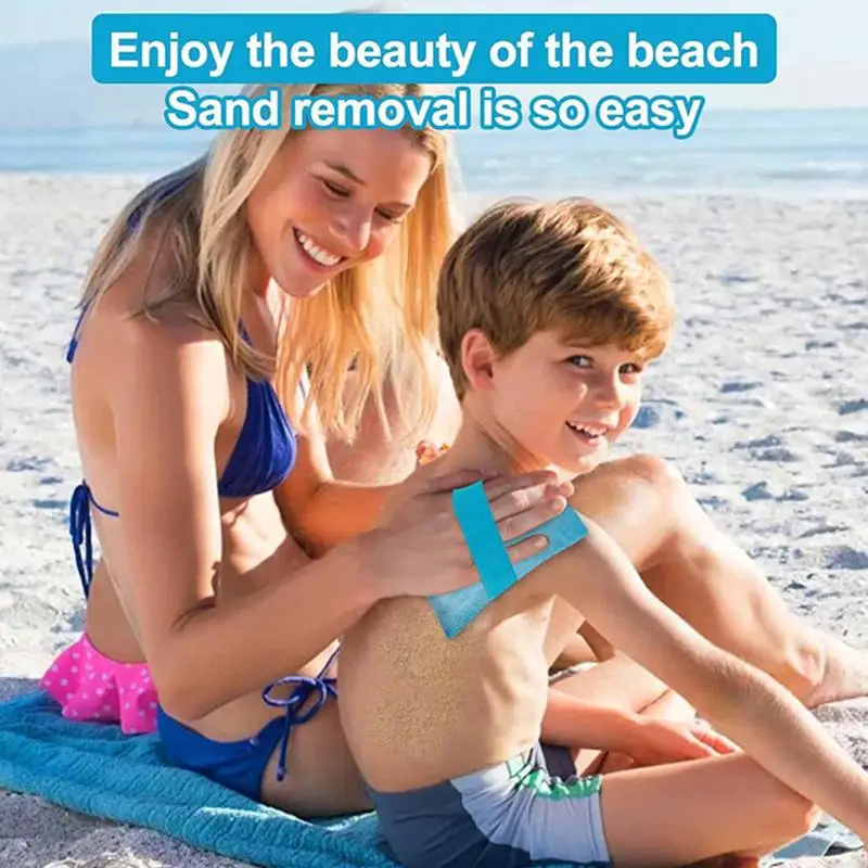 Outdoor Beach Sand Removal Bag Wipe Off Velvet Sand Body Cleaner Sand Removal