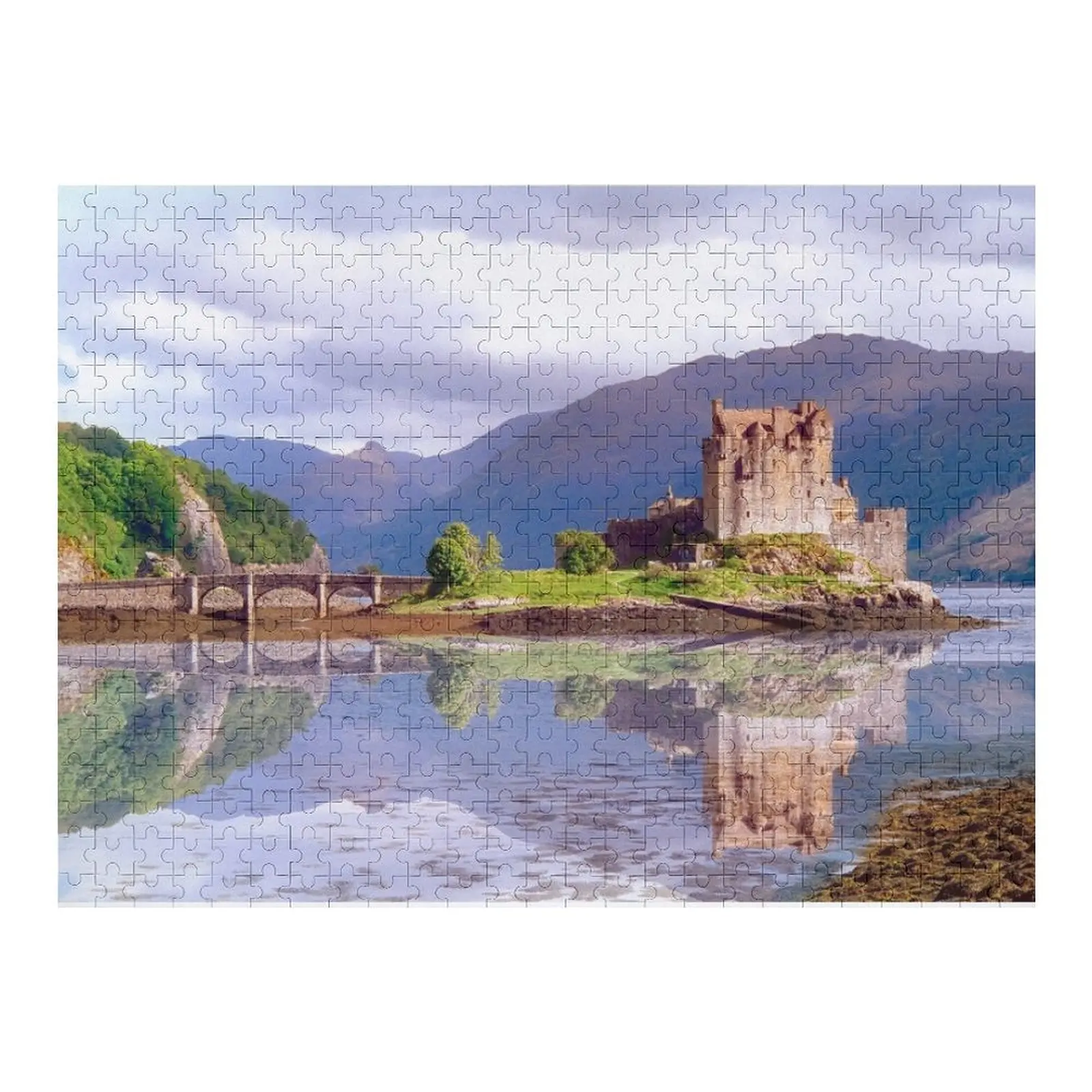 

Eilean Donan Castle , the Highlands , Scotland Jigsaw Puzzle Customized Photo Personalized Wooden Name Puzzle