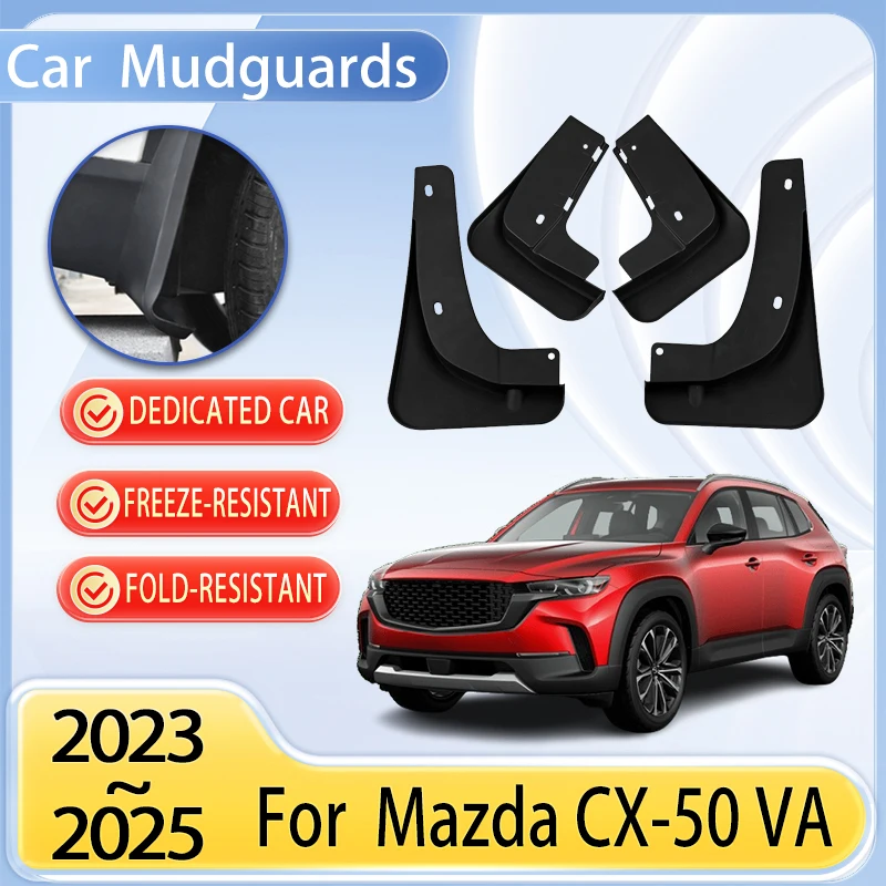 

Car Mudguards Parts For Mazda CX 50 VA 2023~2025 Car Mudflaps Tool Splash Proof Fender Car Flare Cover Guard Auto Mud Accessorie