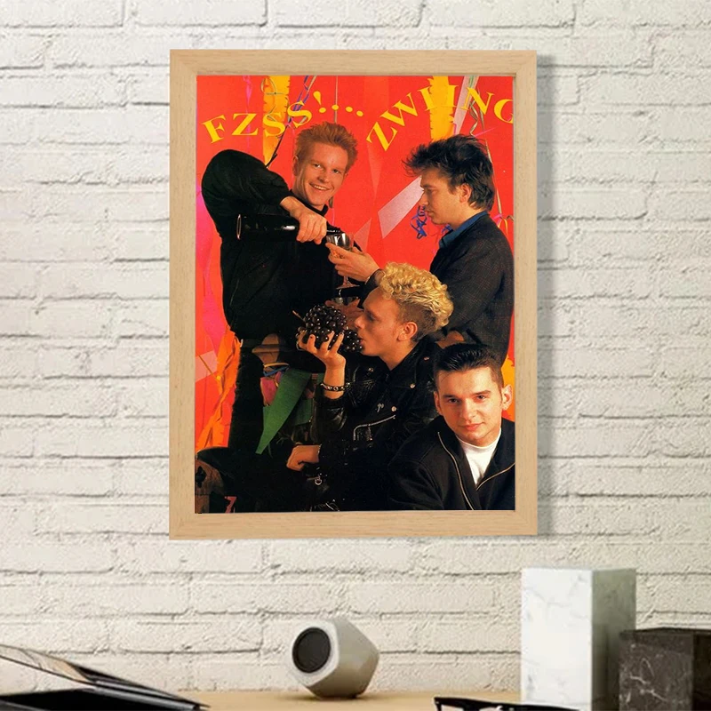 

Singer Posters for Wall Art Band Home and Decoration Depeches-Mode Music Poster Room Decor Decorative Painting Canvas Paintings