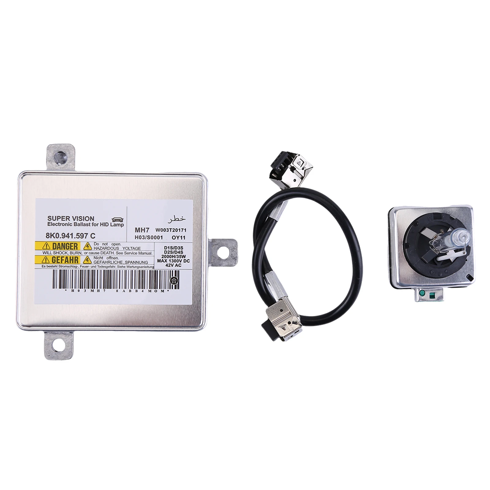 

Xenon Headlight Ballast Control Unit Module Set with D3S Bulb, Compatible with Macan (2015-2018), Replaces: 99161832303