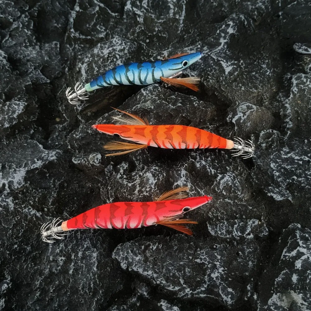 Señuelos de pesca – Jigs calamar, pulpo y camarón realista