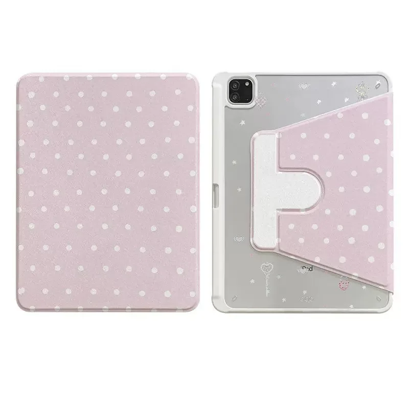 Angel Wings Simple Polka Dot Star For iPad Pro Air 13'' 11'' M5 M4 M3 M2 2 1 11th A16 12.9'' 10 9 8 5 Th Mini 7 6 5 4 7.9