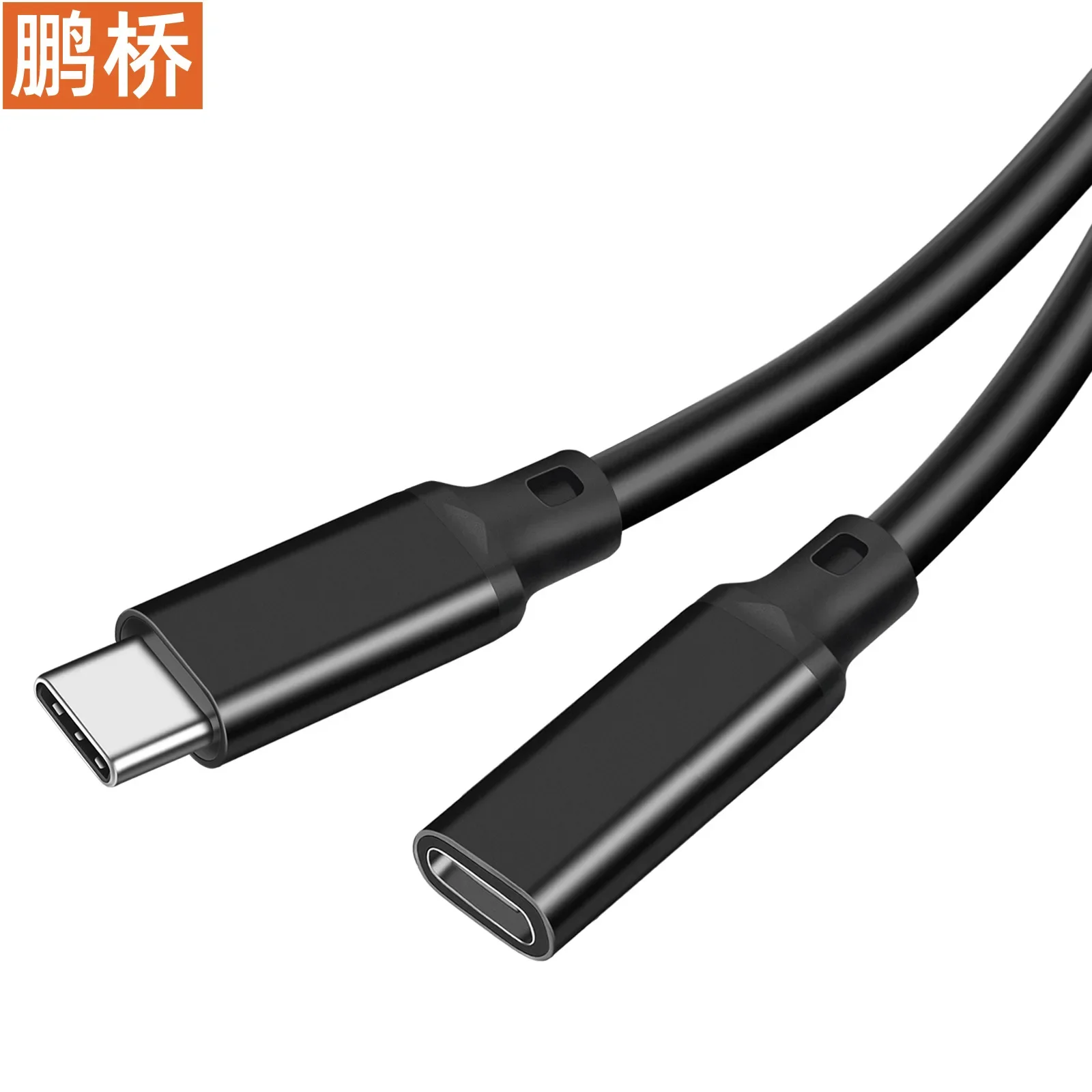 Cable de extensión tipo C con conversión de 20 Gbps a cable de datos USB 3,2, línea de disco duro de extensión de pantalla de proyección 4K
