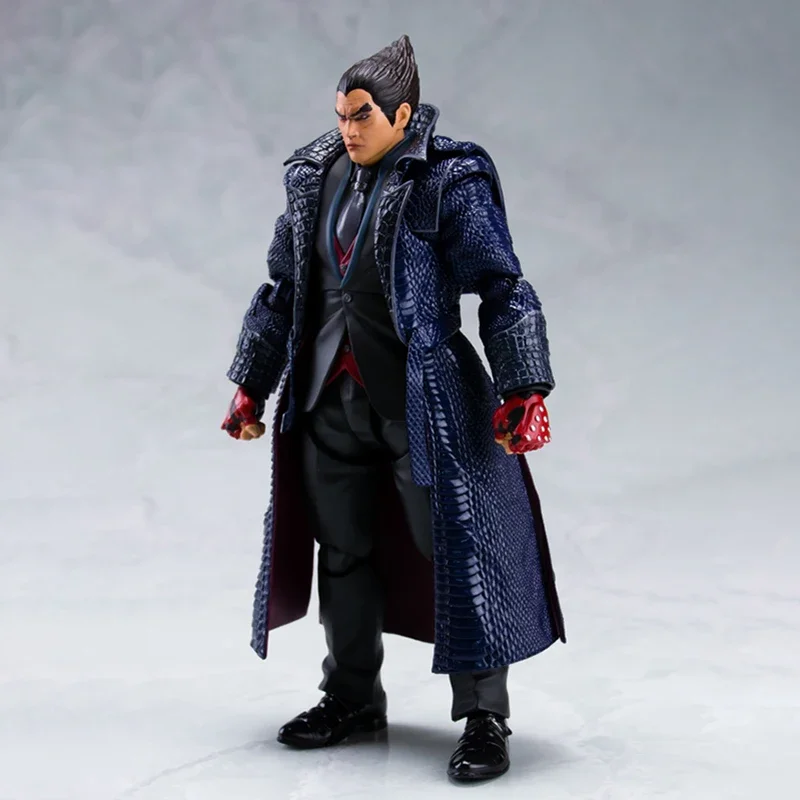 Bandai S.H.Figuarts SHF KAZUYA MISHIMA Action Figure Tekken 8 Amine Figures Collection Display Model Gifts for Boys Toys