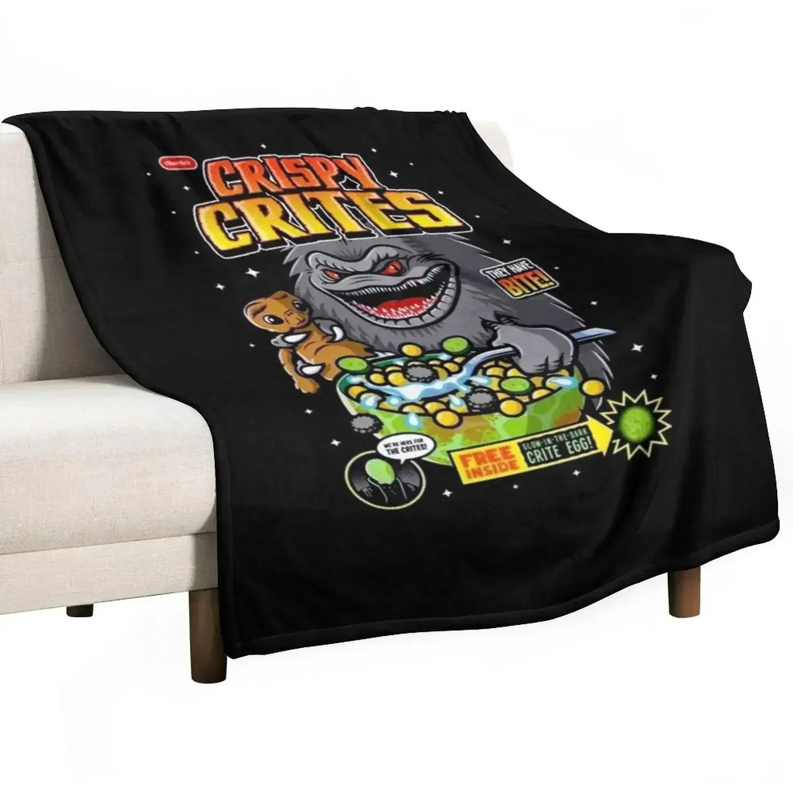 

Critters 1986 Throw Blanket Retros Soft Plaid Bed anime Blankets