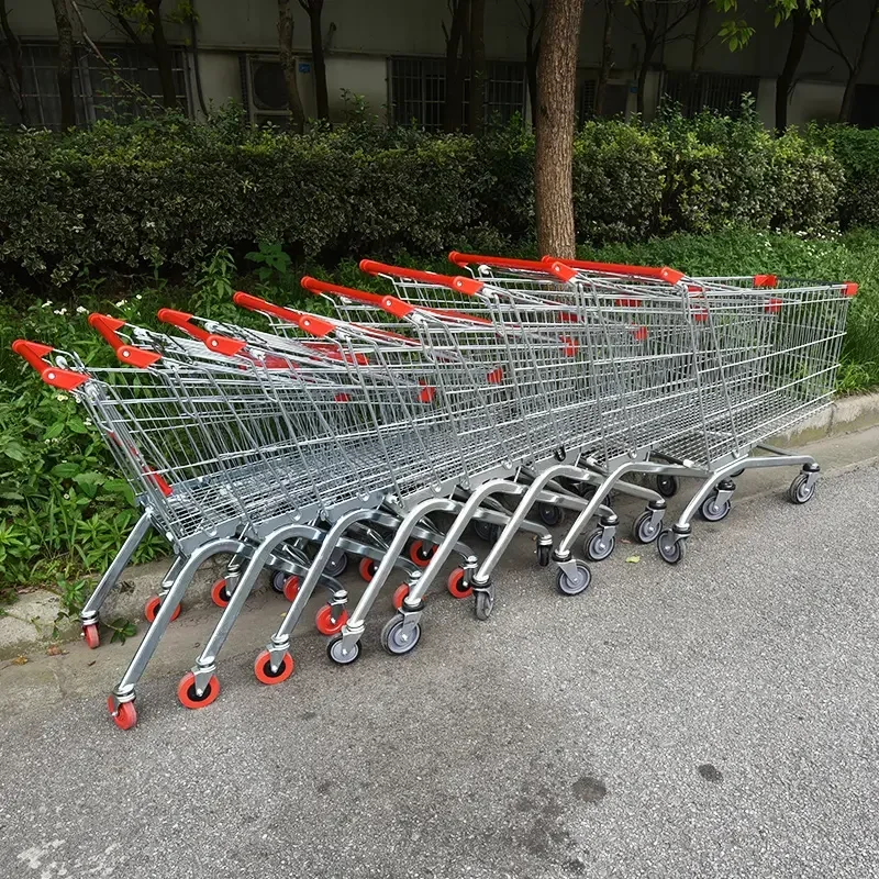 Caminhão De Compras Dobrável, carrinho De Compras De Metal, Atacado