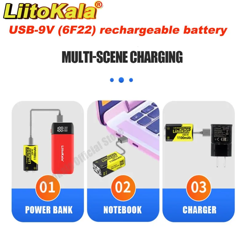 Liitokala 1100Mah U…