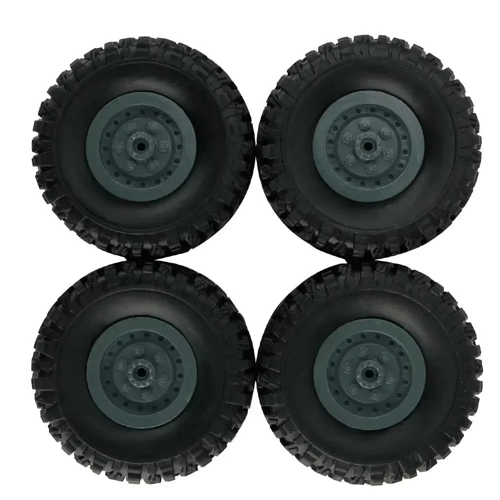 4pcs For 1/16 Wpl B14 C24 Fy001 Military Truck Rc Car Accessories Track Wheels Spare Parts