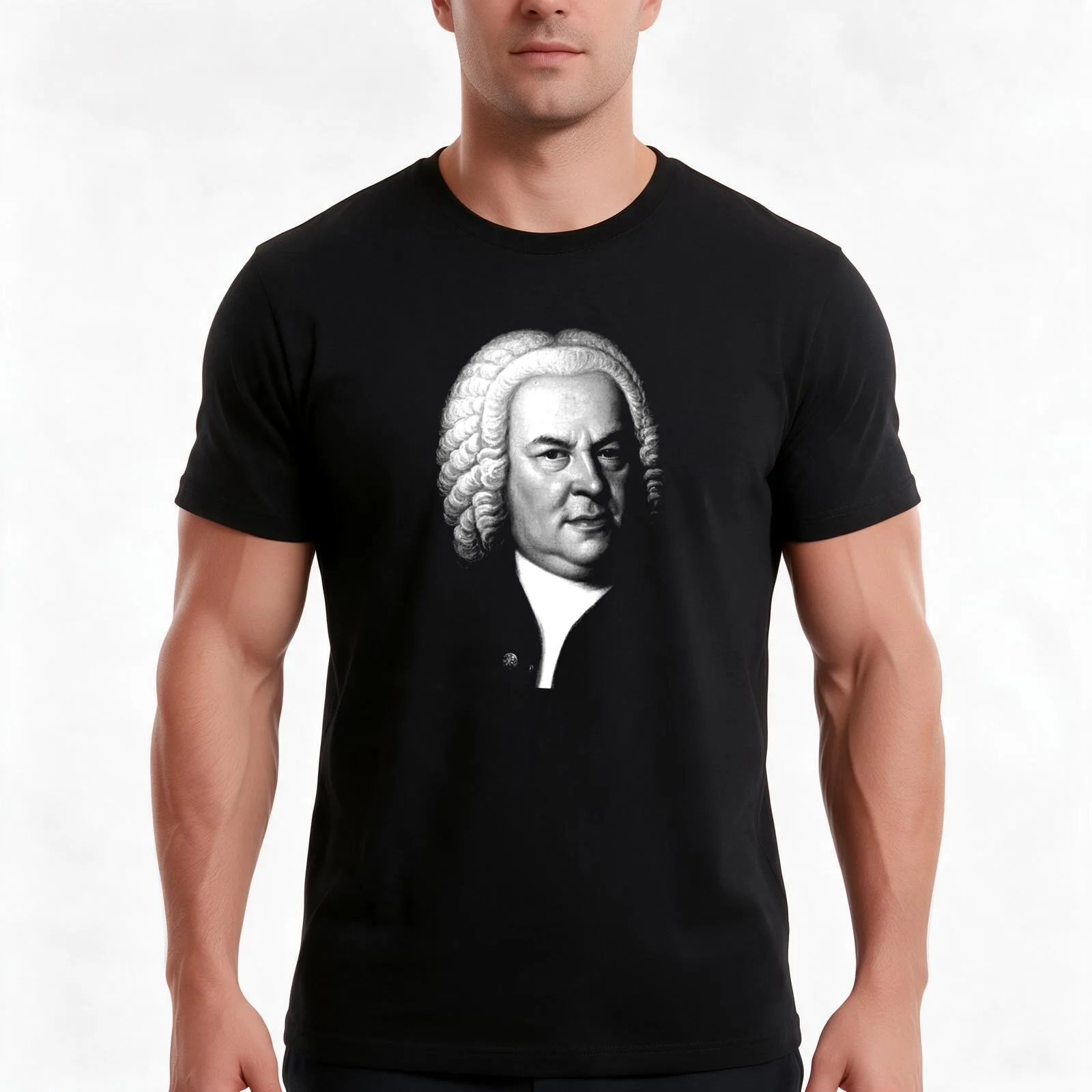 Johann Sebastian Bach Perhaps the Greatest Composer Ever T-Shirt Summer Casual Cotton Tee Oversized Streetwear Tops
