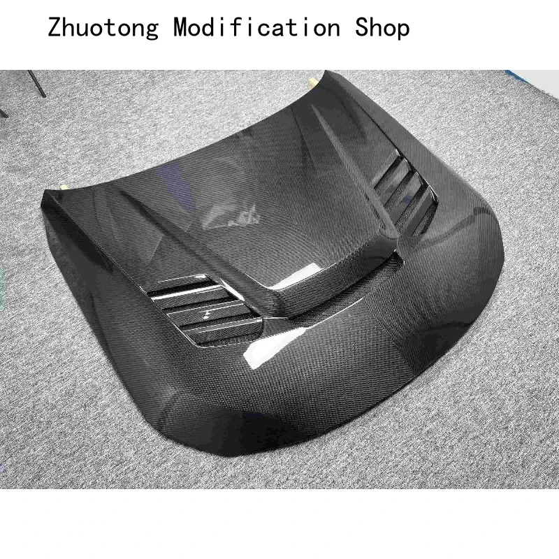 High Quality Dry Carbon Fiber Hood Front Engine Bonnet Peect Fitment