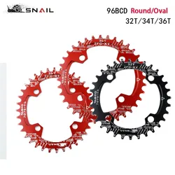 96BCD Round Oval 32T 34T 36T MTB Bike Crankset Narrow Wide Positive And Negative Chainring for NX X1 M4000 M4050