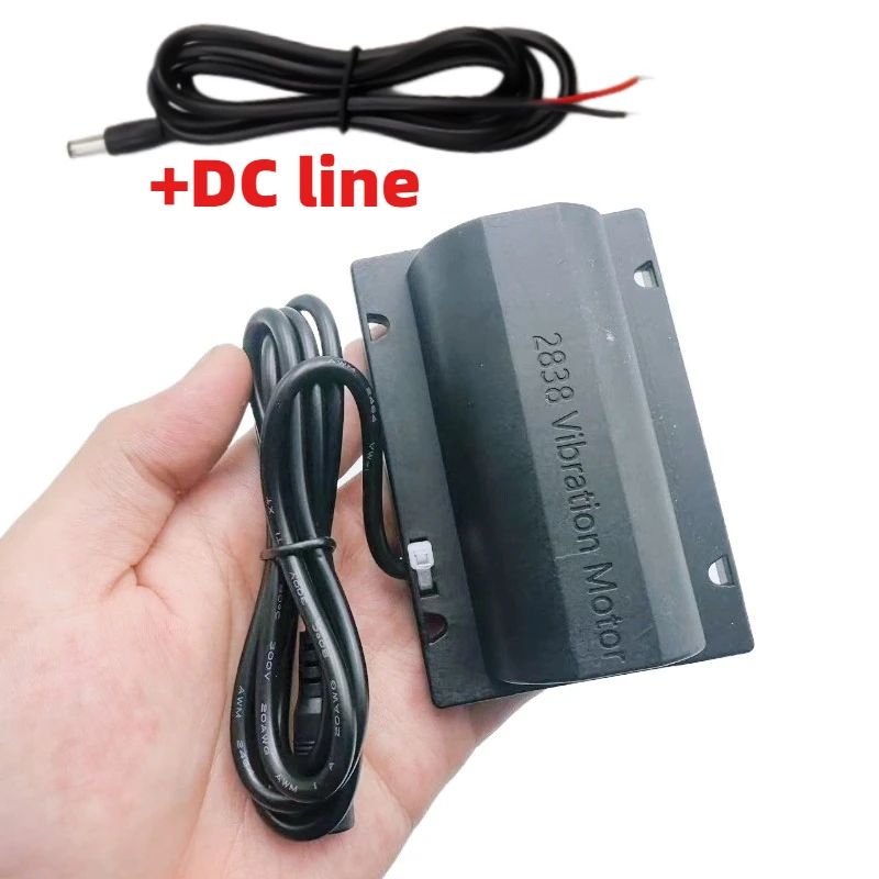 2838 DC-trillingsmotor 12 V/24 V met DC-draad - voor massagebed, vibrator, feedermachine, voedseldispenser, waarschuwingsapparaat