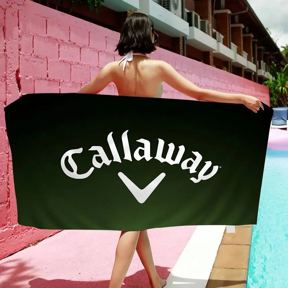 G-Golf-C-Callaway Microfiber Blanket Quick Drying Beach Towels Oversized Printing Super Absorbent Pool Towel Blanket