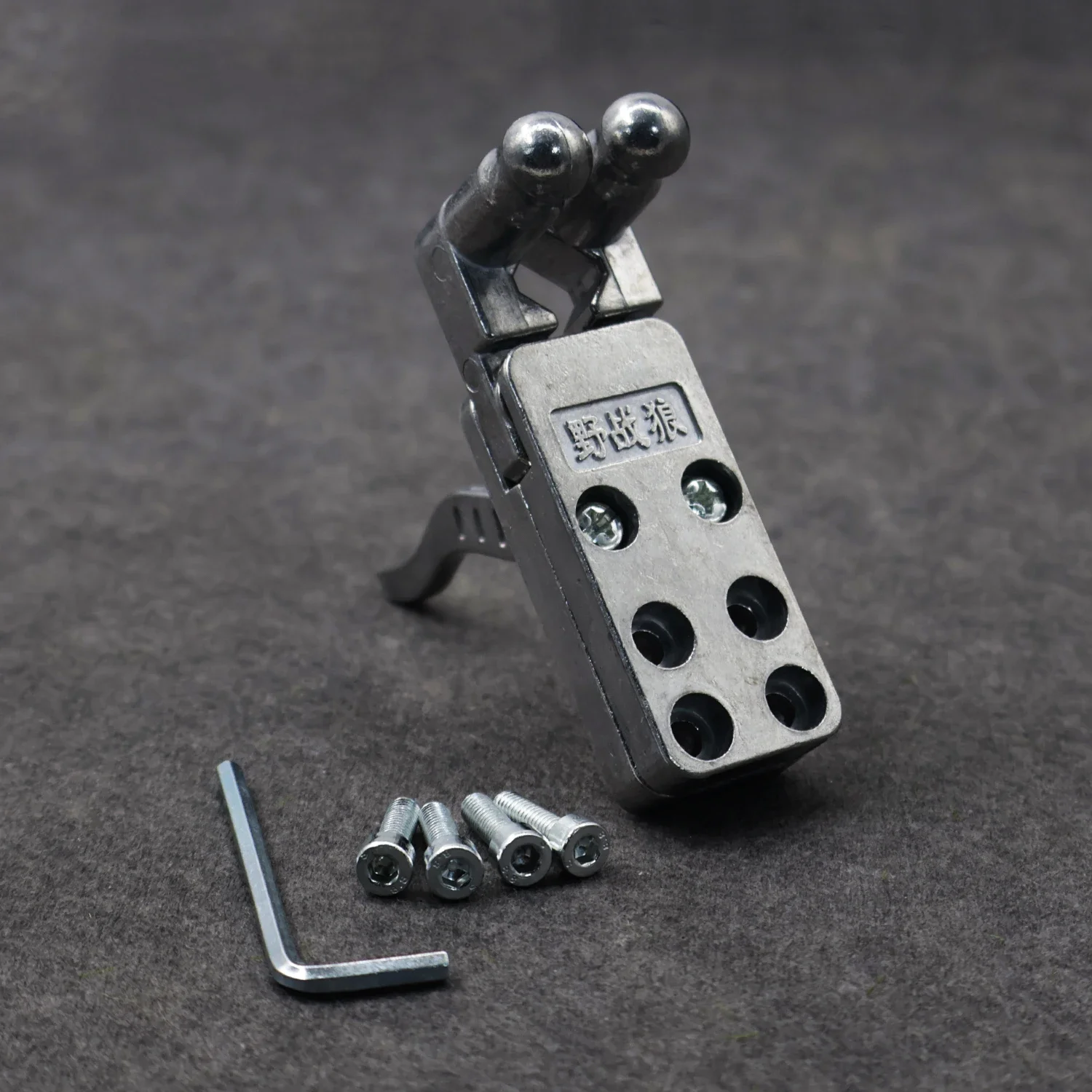 

Aluminum Alloy Slingshot Trigger Device DIY Slingshot Parts Trigger Slingshot Disperser Rubber Band Trigger Device