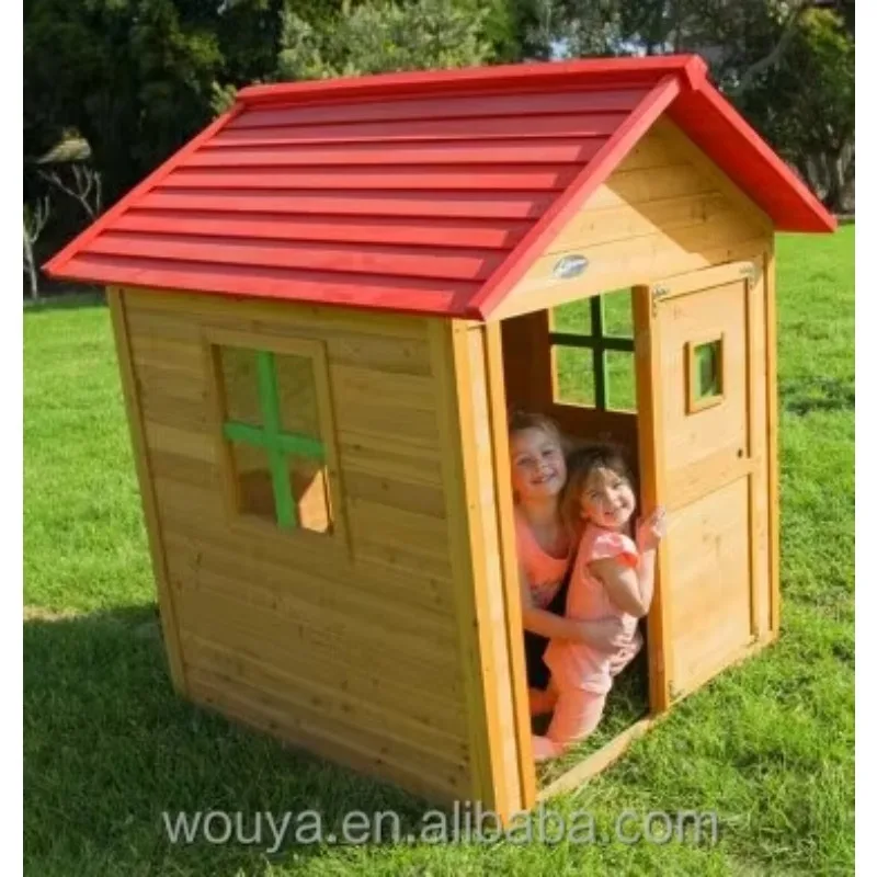 Cheap Prefabricated Wooden Playhouse Waterproof Wood Children Playhouse for Sale