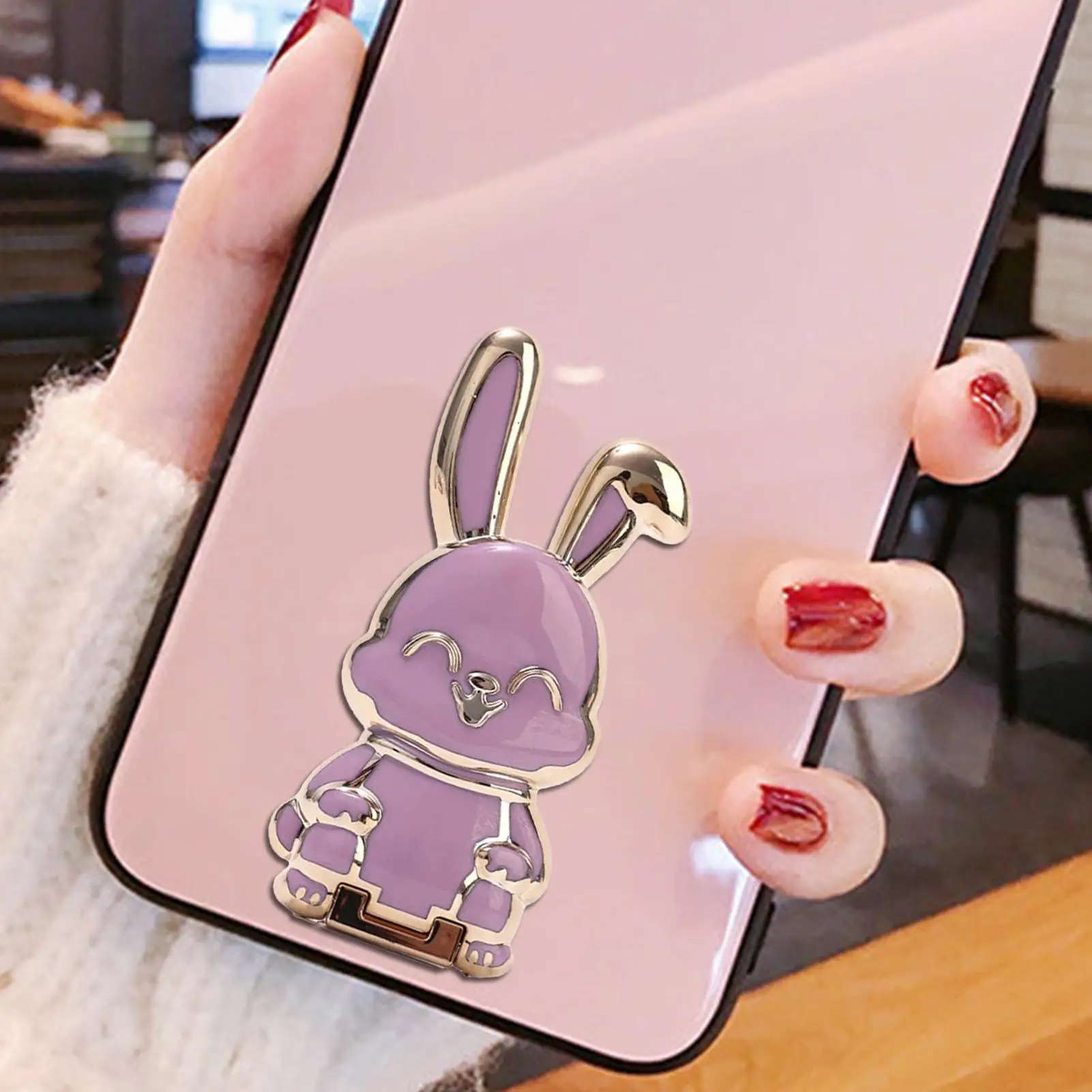 Rabbit Bracket Foldable Bunny Phone Bracket Rabbit Holder Stand Phone Case Cute Rabbit Bracket Rabbit Stand Bracket