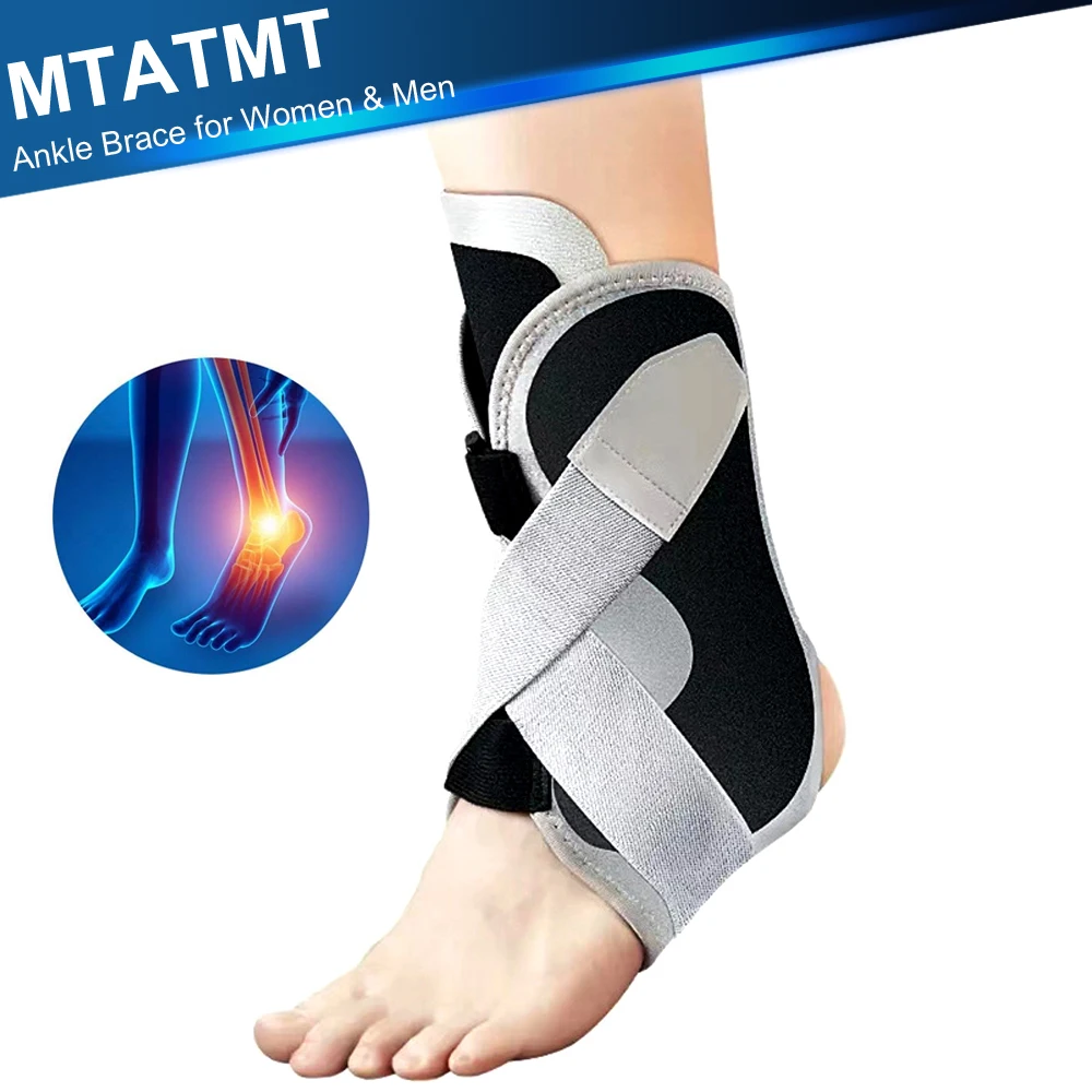 

MTATMT 1Pcs Ankle Brace for Women and Men, Ankle Brace for Sprained Ankle, Ankle Support Brace with Bionic J-shaped Support