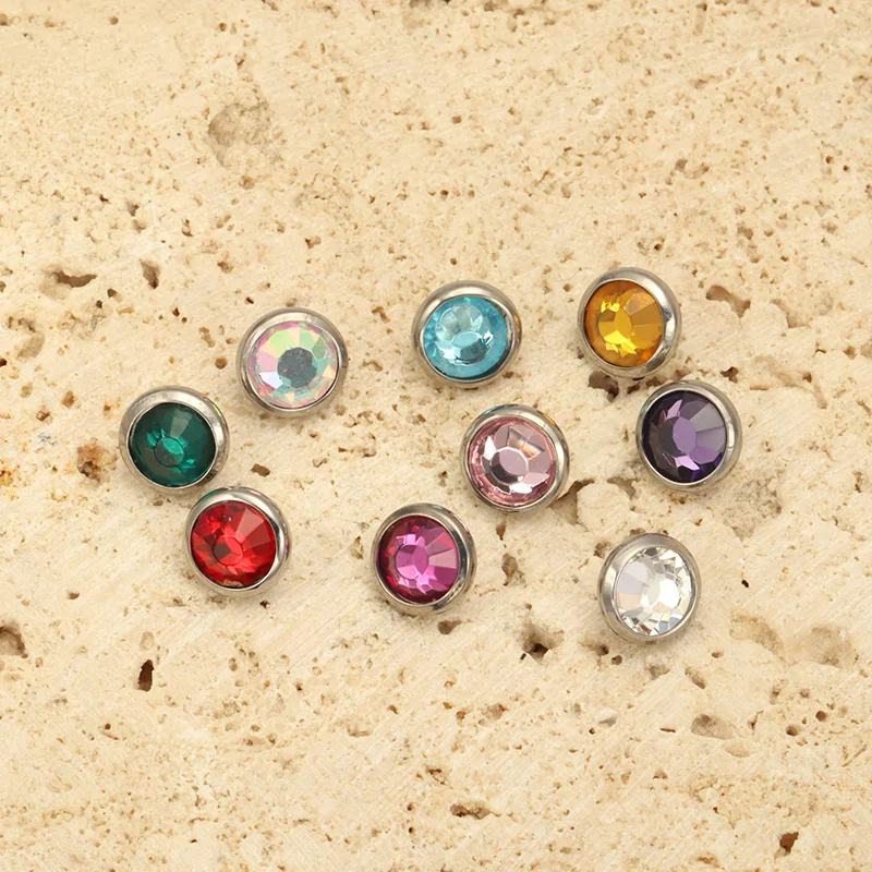 1PCS ASTM F136 Titanium Bezel End Flat Dome Bottom Dermal Anchors Tops Body Unique Jewelry Delicate Design Piercing For Women