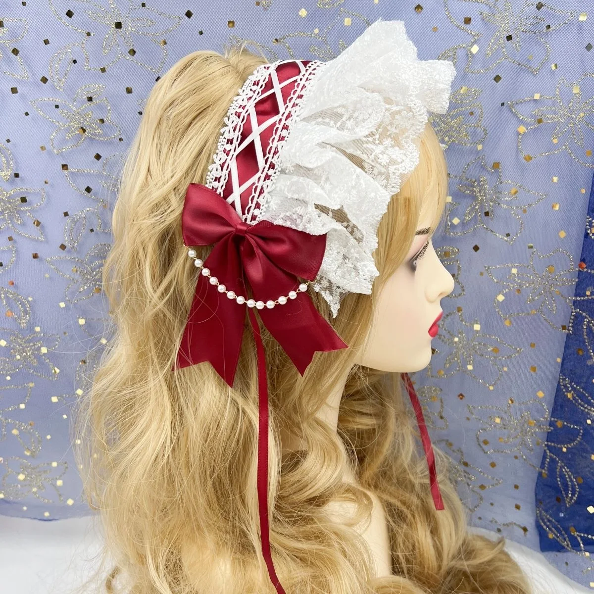 

Hair Accessories for Women Lolita Funny Headbands Luxury Accessories Women Flower Heads Lolita Hair Clips for Hair Bows Girl