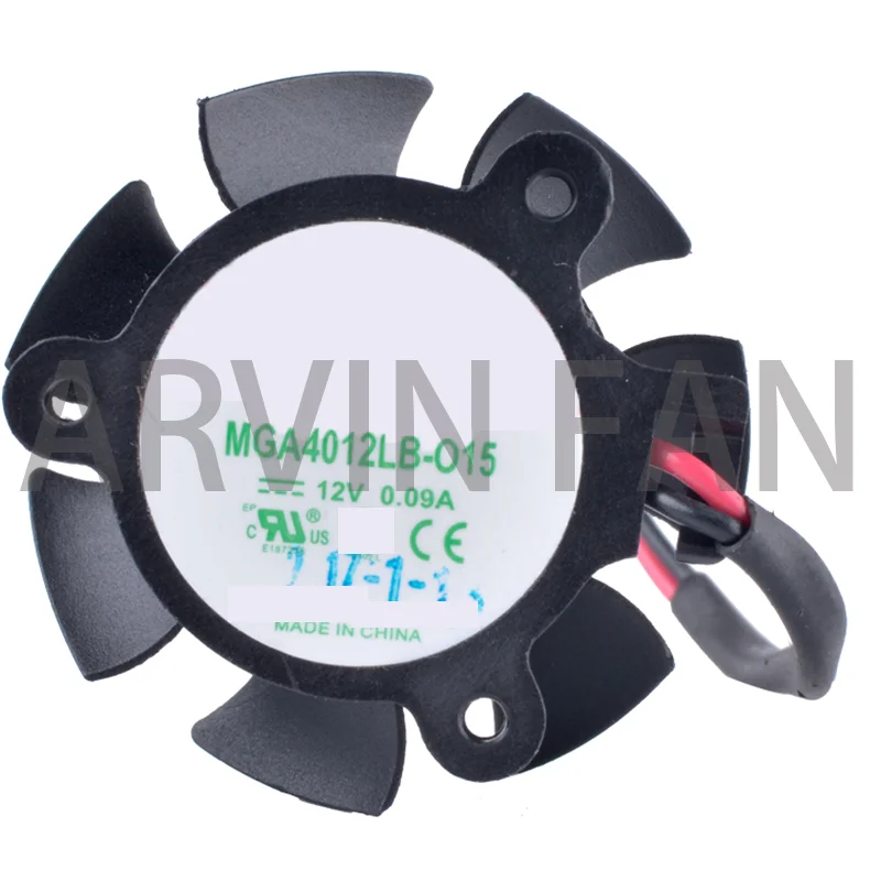 

Brand New Original COOLING REVOLUTION MGA4012LB-015 12V 0.09A Double Ball Bearing Video Card Cooling Fan