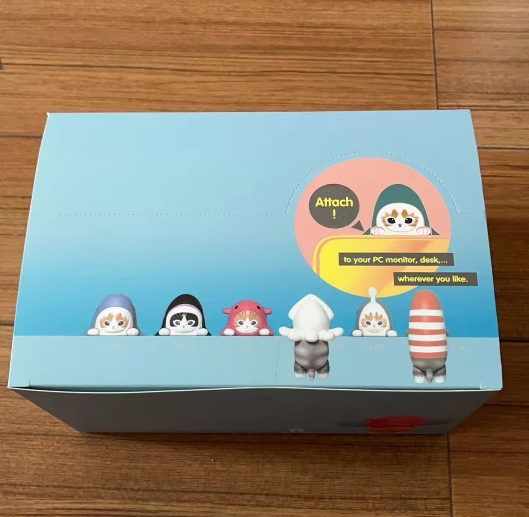 12Pcs Box Marine Animal Sonny Angel Blind Box Sweets Series Anime Figures Cute Collectible Toys Candy Dolls Fans Gift for Kids